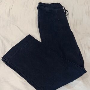 Ralph Lauren Blue Label Navy Wide Leg Sweatpants